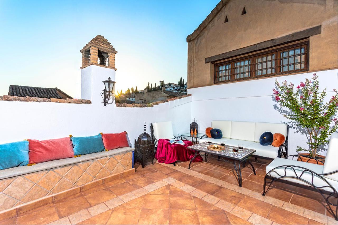 Вилла Morayma House Terrace With Views To Alhambra Гранада Экстерьер фото